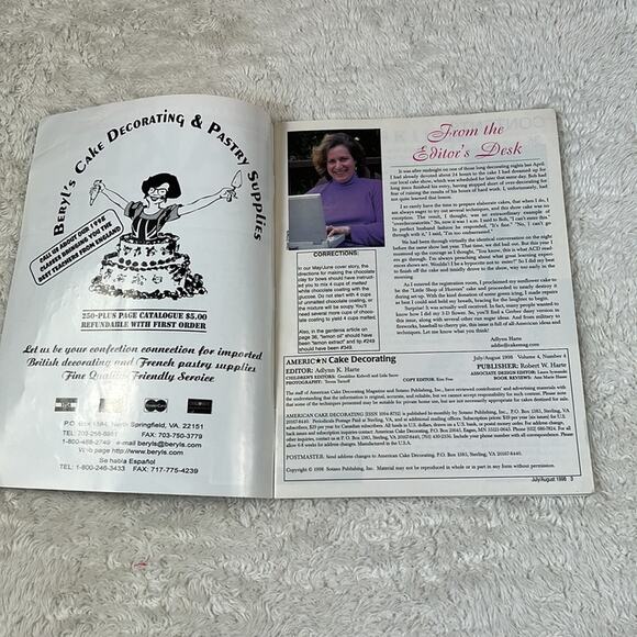 Vintage 90s American Cake Decorating magazine bundle lot - Jun, Aug, Oct 1998 - Picture 4 of 14